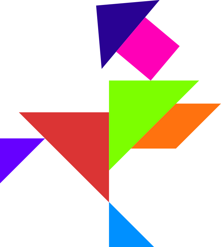 Free Tangram Free Chinese - Tangram (714x800)