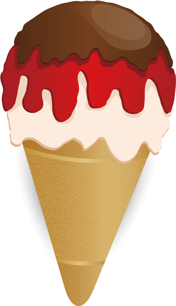 Ice Cream Coreldraw Cdr Candy - Ice Cream Cone (1135x1134)