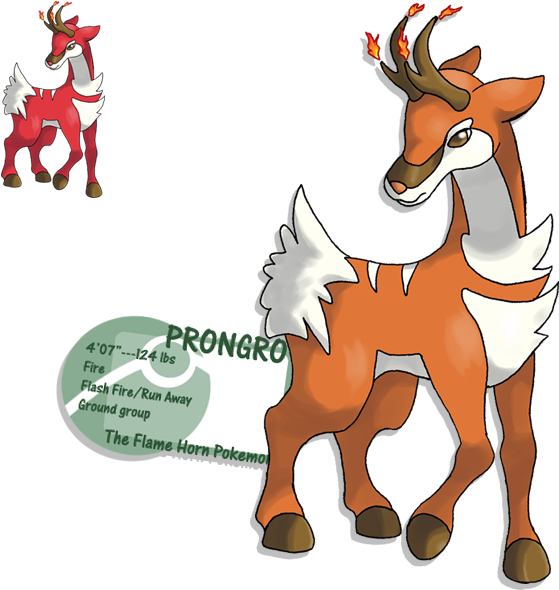 Four Flaming Points By G-fauxpokemon - Cartoon (600x600)