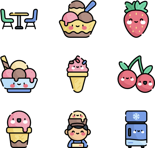 Ice Cream - Noodle Icon (600x564)
