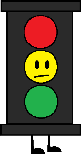 Lamp Clipart Green - Traffic Red Light Png (334x558)