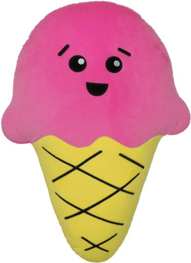 Picture Of Ice Cream Cone Scented Embroidered Pillow - Ice Cream Cone (550x550)