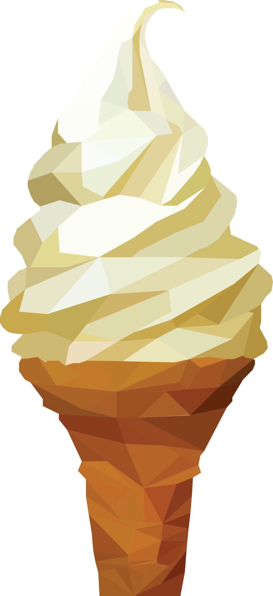 Ice Cream Cone Graphic Design - Ice Cream Design Png (879x1920)