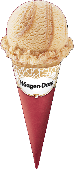 Haagen Dazs Cone - Haagen Dazs Ice Cream Cone (256x580)
