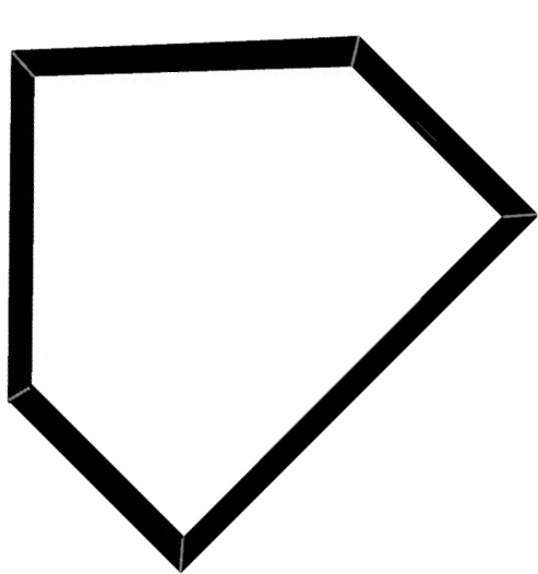 Home Plate Clipart Clipart Home Plate - Home Plate Clip Art (600x601)