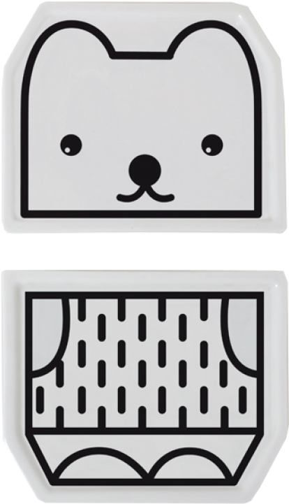 Wee Gallery Mix & Match Plates - Imm Wee Gallery Mix & Match Plates (bear) (960x720)