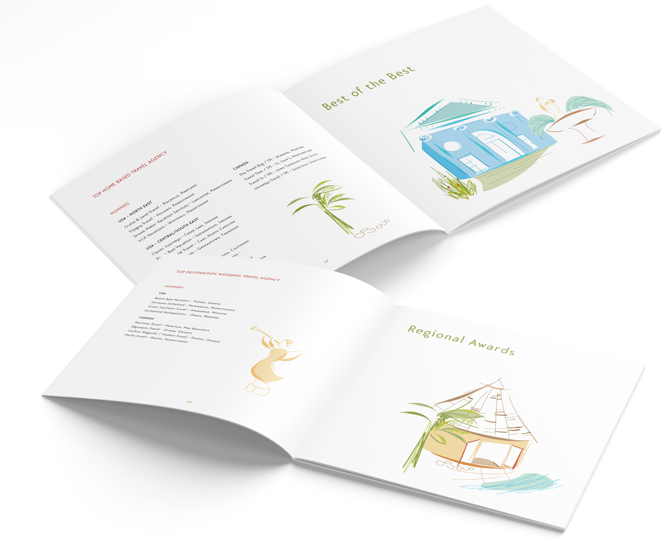 For This Particular Year, We Produced A Custom Illustration - Brochure (2500x1836)