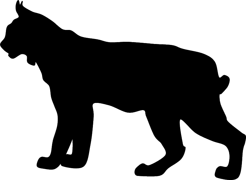 Boxer Bobcat Silhouette Clip Art - Boxer Dog Silhouette Png (789x577)