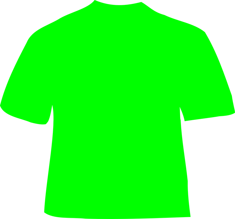 Caution Clip Art Running Man By Shop-cia - Green Shirt Transparent Background (774x720)
