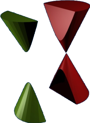 Conic Section Hyperbols - Hyperbola 3d (313x425)