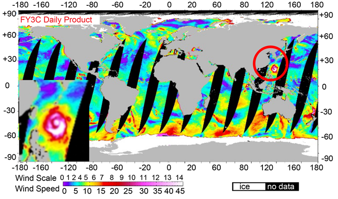 July 7, 2014 Global Sea Surface Wind Speed Distribution - Screenshot (903x405)