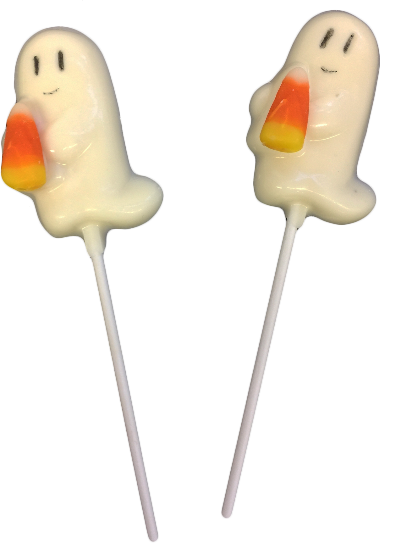 Ghost Lollipops With Candy Corn - Ice Cream (1440x1728)