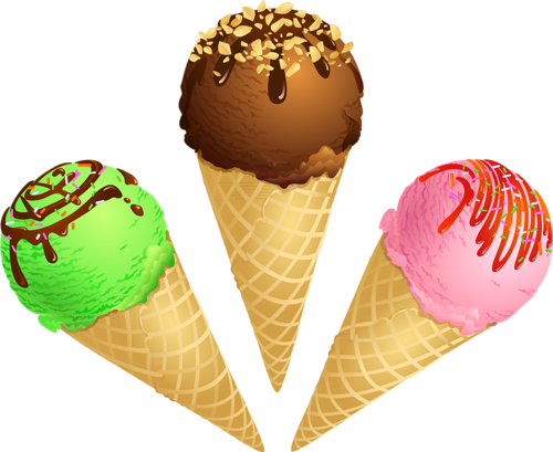 Ice Cream - Ice Cream Cone Clipart (500x409)