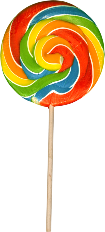 Ice Cream Lollipop Cuban Pastry - Rainbow Lollipop Png (364x800)