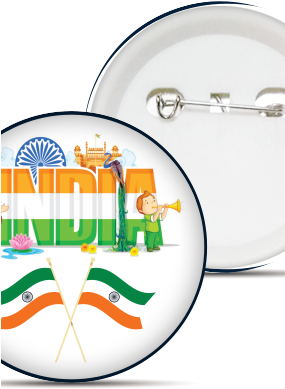 Free Indian Badge Free Indian Badge - Indian Independence Day (284x426)