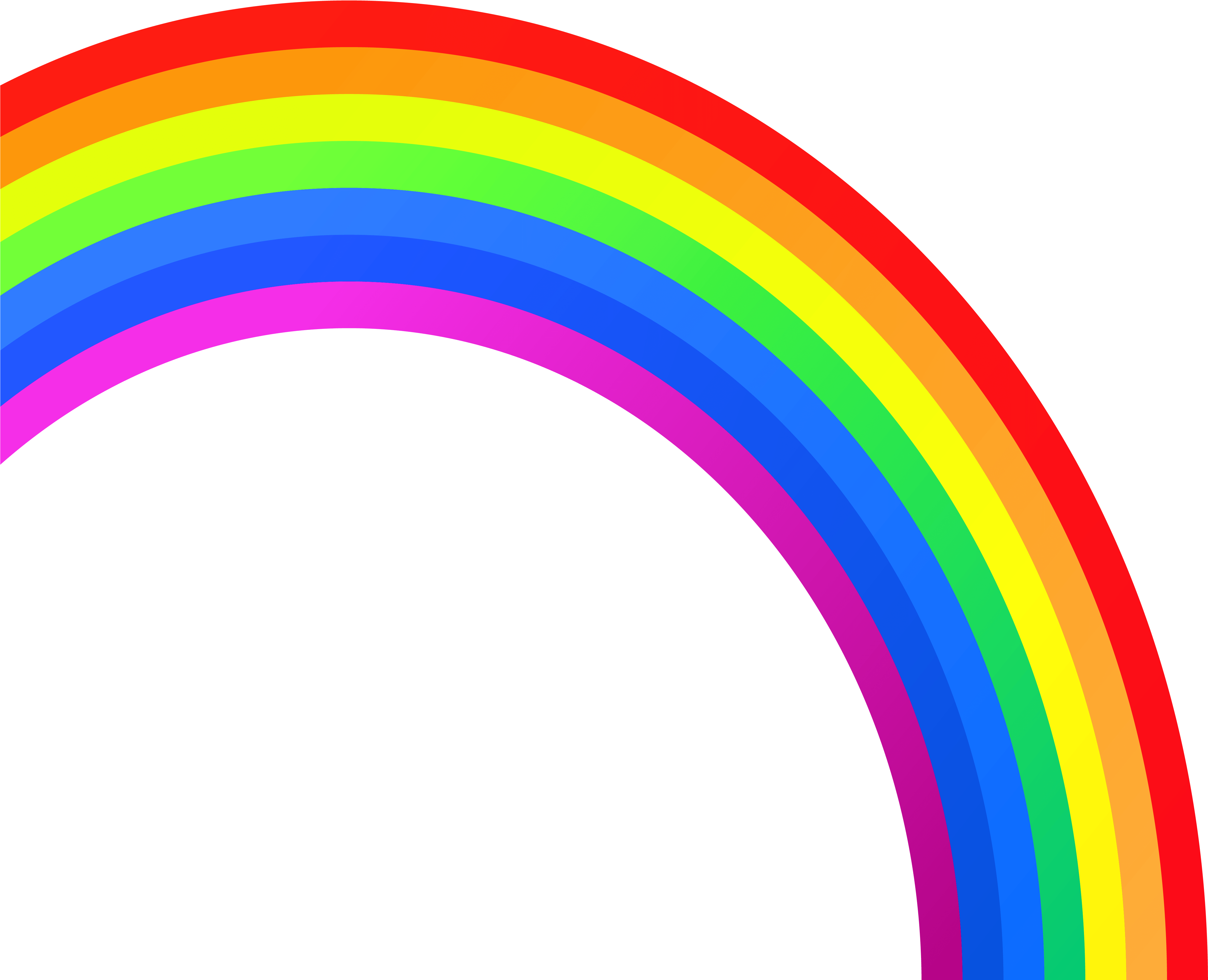 Half Rainbow Clipart 2 By David - Lucky Charms Rainbow Clip Art (4790x4233)