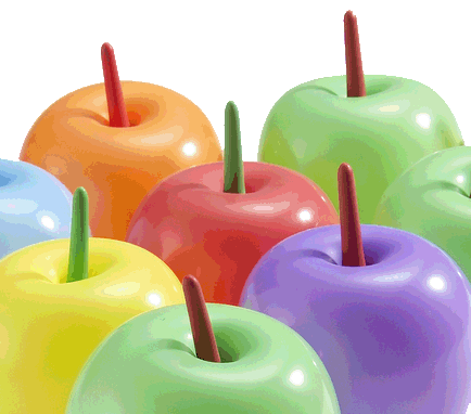 *d - X 鼎勳*台灣製-蘋果造型氣球 - 蘋果氣球 - - Granny Smith (434x382)