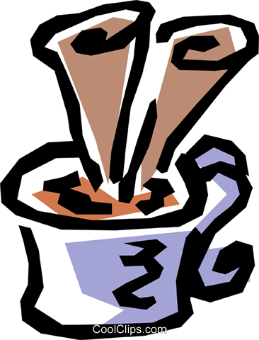 Hot Drink Royalty Free Vector Clip Art Illustration - Hot Drink Royalty Free Vector Clip Art Illustration (366x480)