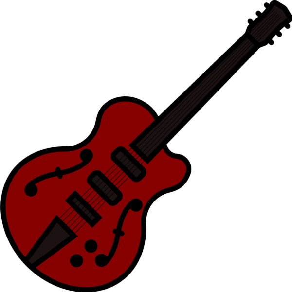 Electric Guitar Type 2 By Chusonic - Electric Guitar (600x600)