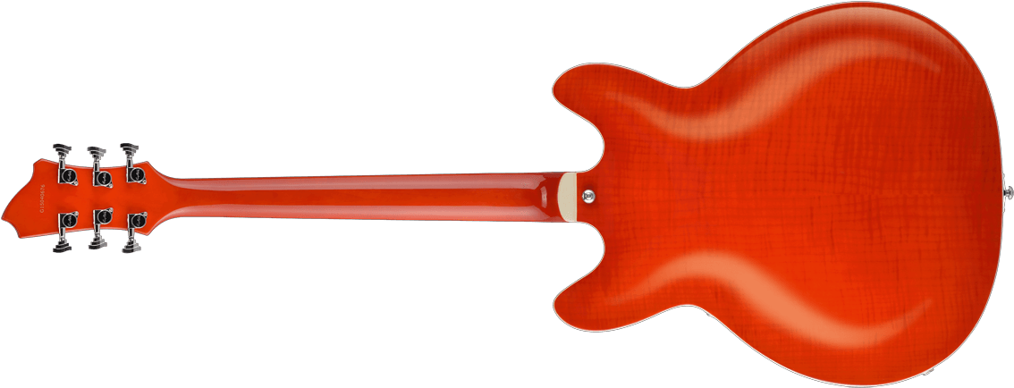 Hagstrom Super Viking Mandarin Flame Back - Hagstrom Super Viking Wct (1140x439)