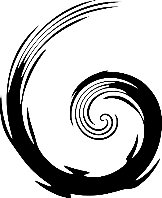 Swirl Curly, Flourish, Spiral, Swirl - Swirl Clip Art (523x640)
