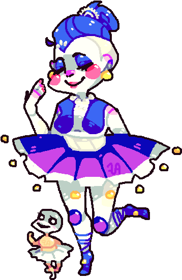 Ballora By Afroclown - Afroclown Deviant Art (383x576)