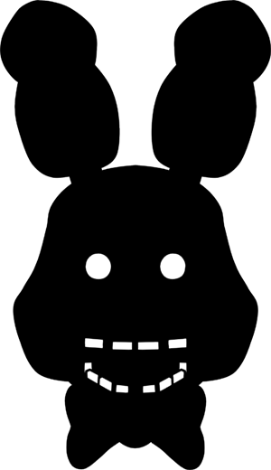 Fnaf Shadow Bonnie Shirt Design By Kaizerin - Fnaf Shadow Bonnie Head (300x520)