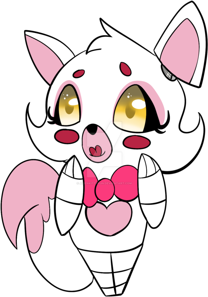 Fnaf Mangle Chibi By Alienkittykun - Five Nights At Freddy's (768x1040)