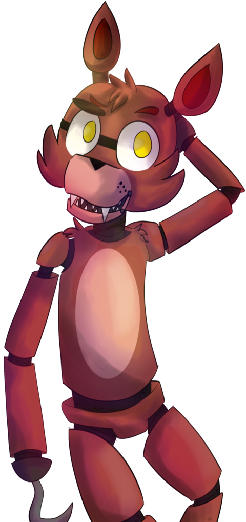 Foxy Shaded By Frevee - Cartoon (755x1059)