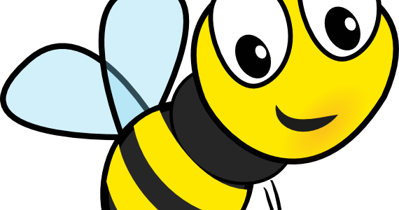 Buzzing Bee Cartoon For Kids - Bumble Bee Cartoon (570x300)