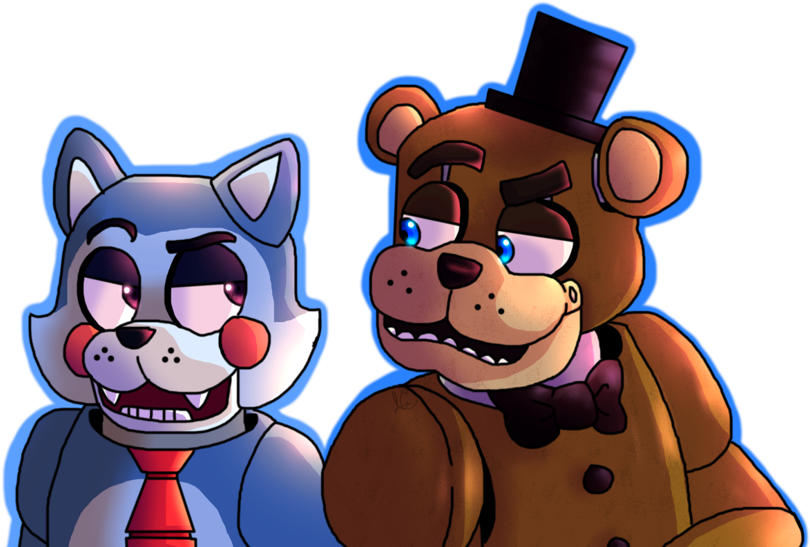 Candy And Freddy - Fnaf Vs Fnaf Anime (1250x800)