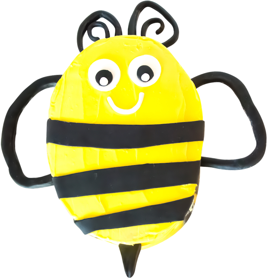 Buzzing Bee Party - Bee (1058x1058)