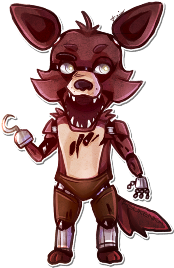 Five Nights At Freddy's Foxy Png (600x920)