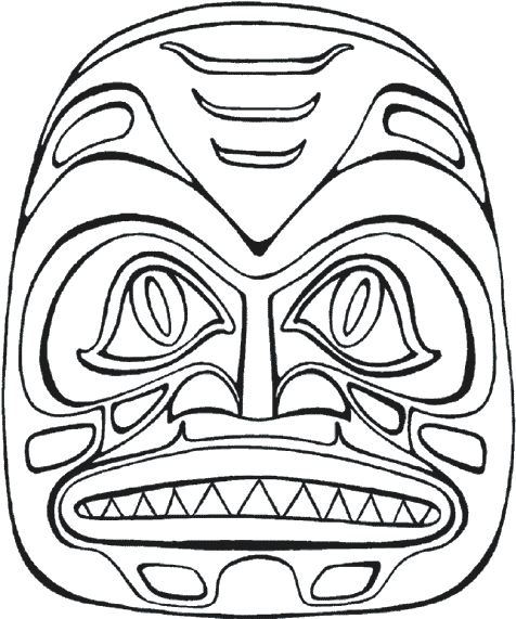 Shark Mask - Illustration (488x576)
