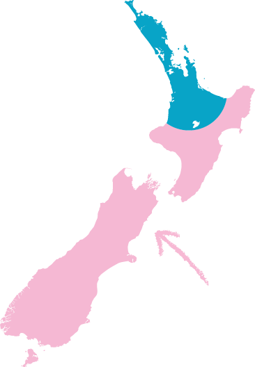 The Northern Cochlear Implant Programme Is A Publicly - Map Of New Zealand (366x528)