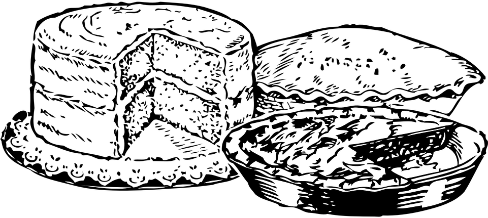 Free Pie Clipart 10, - International Dessert And Pastry Specialties (960x480)