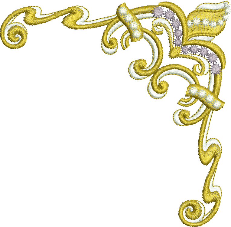 Corner Designs Gold Png (764x750)
