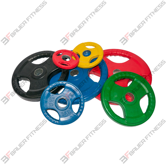 Rubber Encased Plates With Hand Grips Weight - Game Controller (600x600)