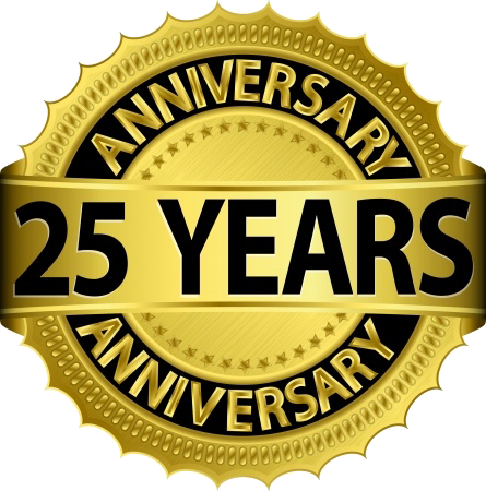 This Month We Are Very Excited To Be Celebrating Our - Over 20 Years Experience (445x450)