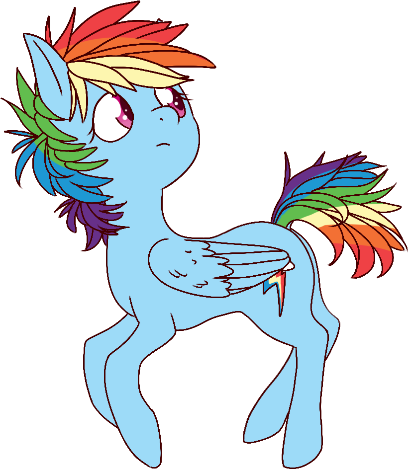 Yükle The Great Rouge Rainbow Dash - Cartoon (847x978)