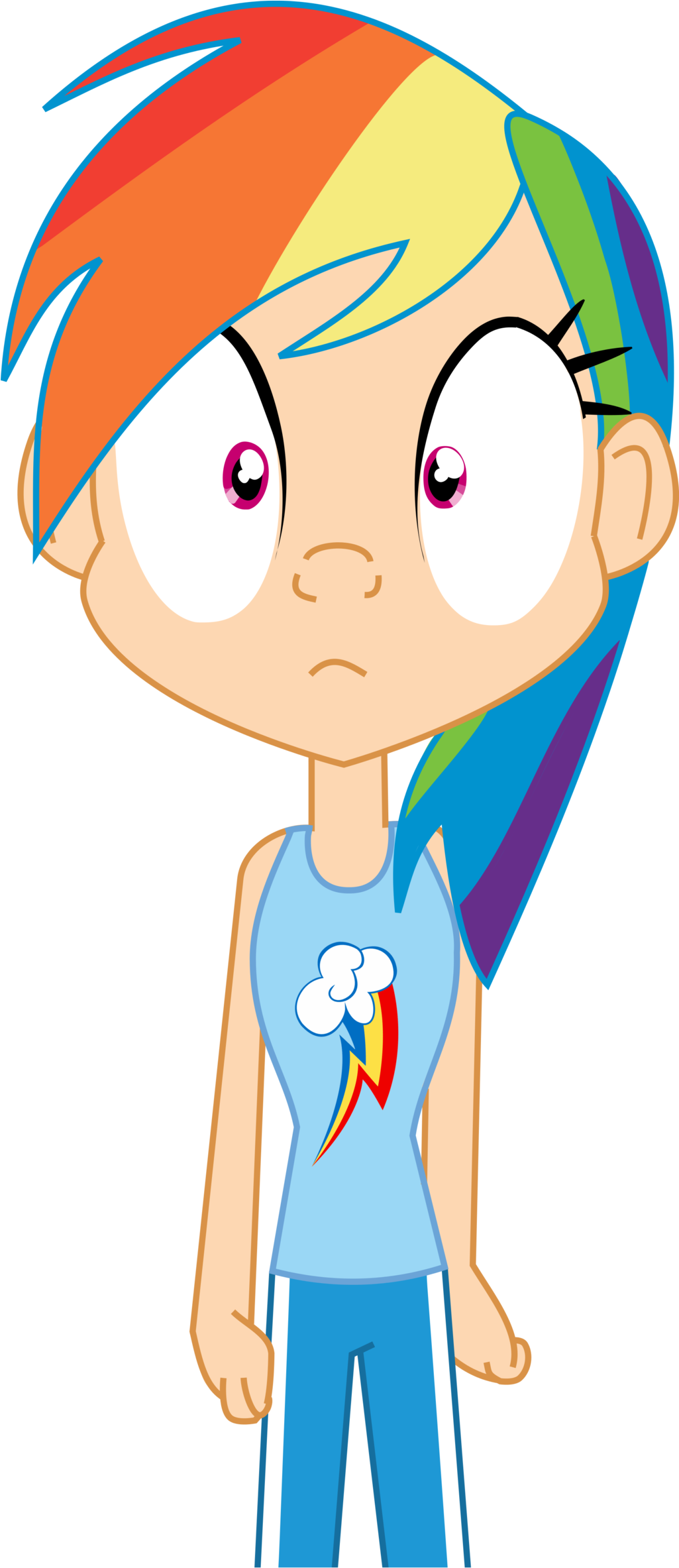 Rainbow Dash Humanised Download - My Little Human By Michaelsety (1024x2375)