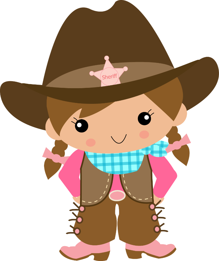 Clip Art - Cowboy Desenho Png (756x900)