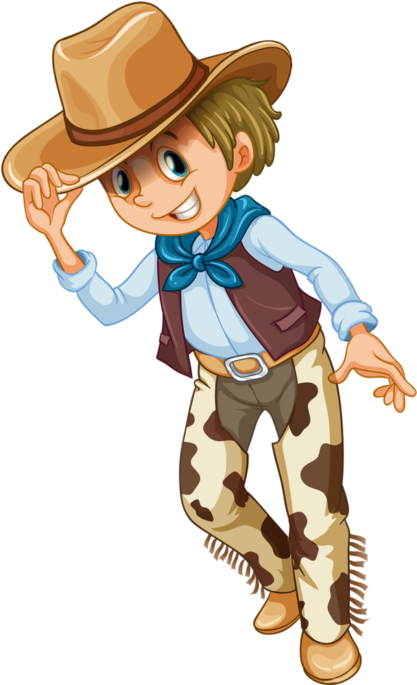 Cowboy E Cowgirl - Cowboy Mom Clipart (627x1024)