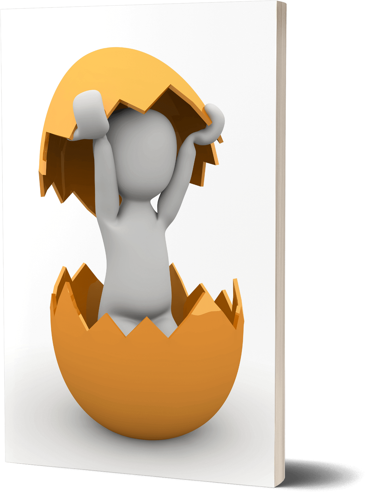 3dman Question Mark - Weißes Männchen Ostern (1672x1673)