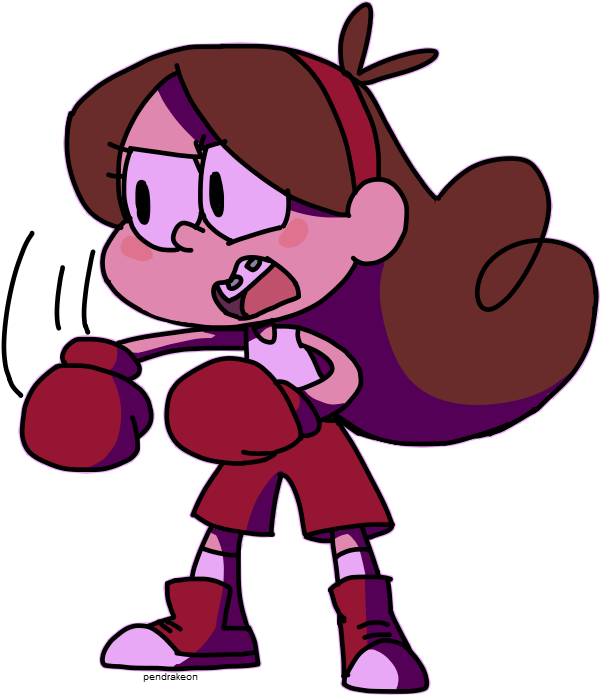 Knock Knock It's Mabel By Pendrakeon - Cartoon (800x900)