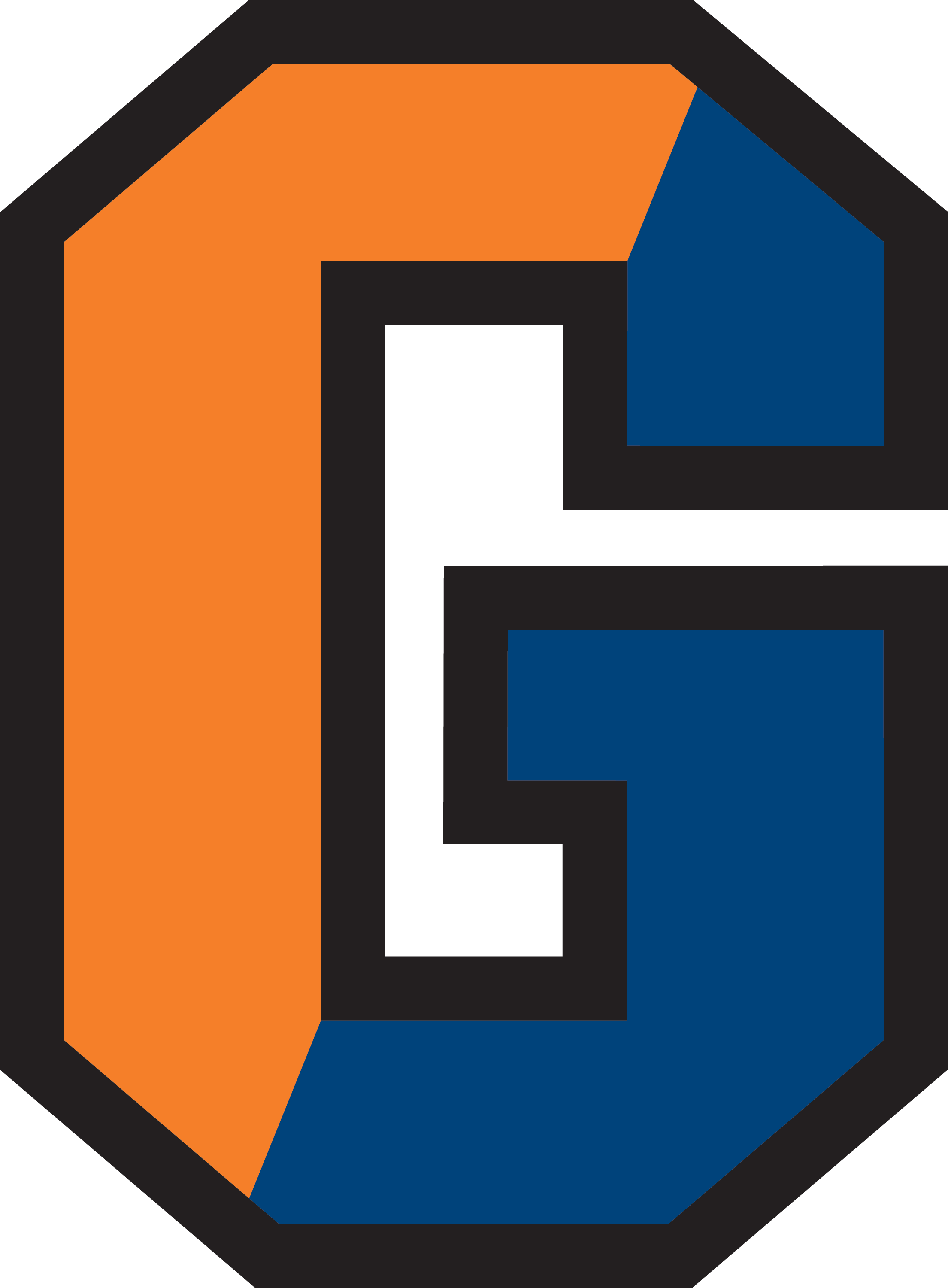Split G With Black Outline - Gettysburg College (2209x3000)