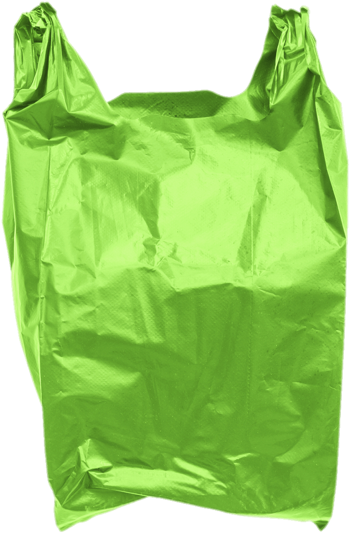 Plastic Bag Green Transparent Png - Plastic (1200x1200)