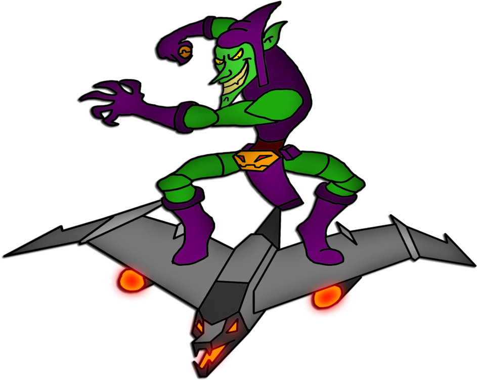 The Green Goblin By Moheart7 On Deviantart - Green Goblin Clip Art (1600x1277)