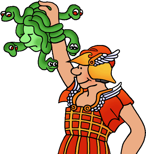 Perseus Clipart Heracles - Greek Mythology (512x531)
