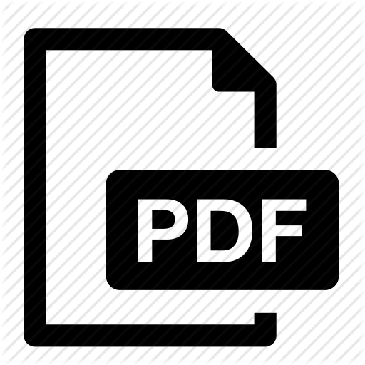 Pdf Icon Black And White - (512x512) Png Clipart Download